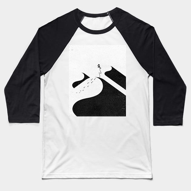 Dunes Baseball T-Shirt by colintendo